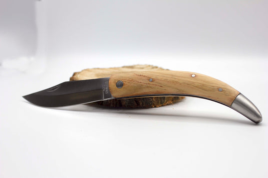 coltello pieghevole mostrine acciaio lama cm 10 