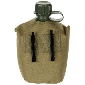borraccia us in plastica con fodera in cordura VERDE OLIVA 