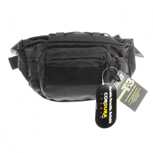 MARSUPIO T3 IN CORDURA CON SUPPORTO PER ARMA NERO 