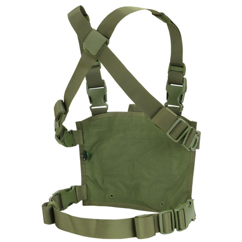 Load image into Gallery viewer, TACTICAL CHEST RIG MOLLE BASE VERDE OLIVA 
