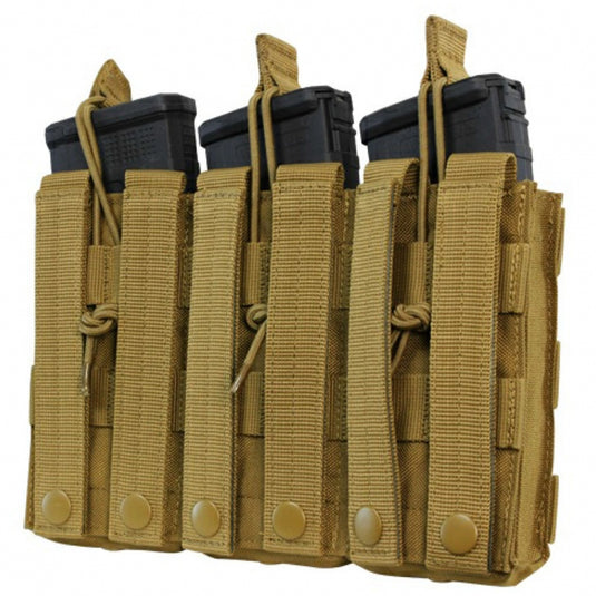 porta caricatore rapido triplo molle ma27 coyote brown 