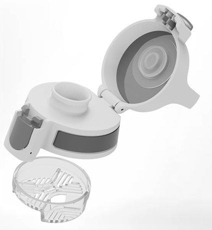 Carica immagine in Galleria Viewer, Sigg borraccia TOTAL CLEAR 0,75 l Antracite 
