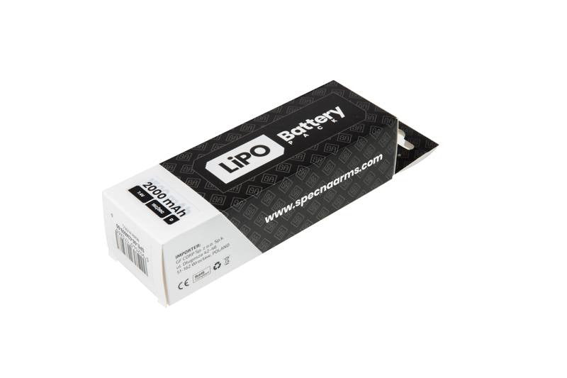 Load image into Gallery viewer, batteria lipo 7,4 v 2000 mah 15 / 30c - nunchuck - t-connect (deans) 
