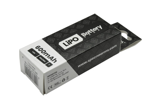batteria lipo 11,1v 600mah 20/40c per pdw - tamiya mini 