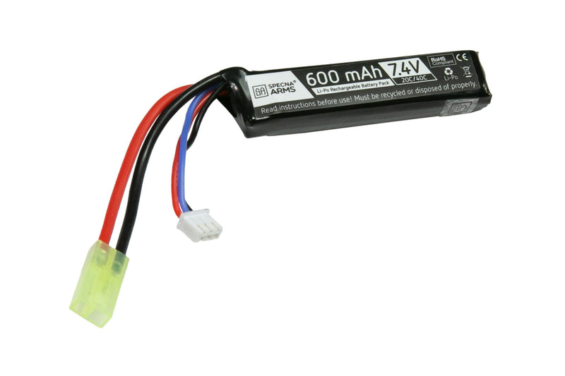 Load image into Gallery viewer, batteria lipo 11,1v 600mah 20/40c per pdw - tamiya mini 
