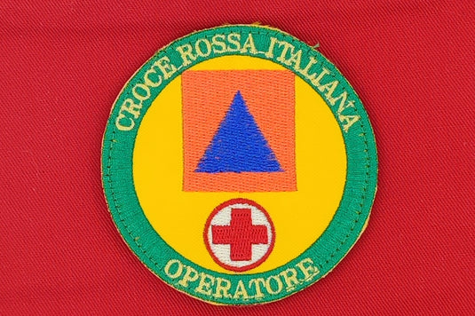 RICAMO OPERATORE PROTEZIONE CIVILE CROCE ROSSA ITALIANA 
