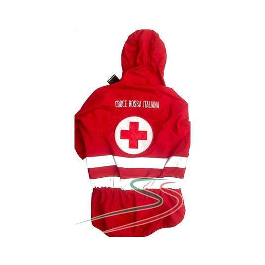 Giubbino impermeabile guscio tipo kway area1 Croce Rossa Italiana 