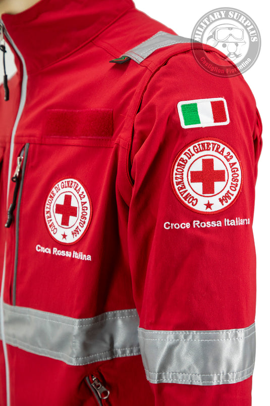 giubbino operativo da intervento croce rossa italiana protezione biologica 