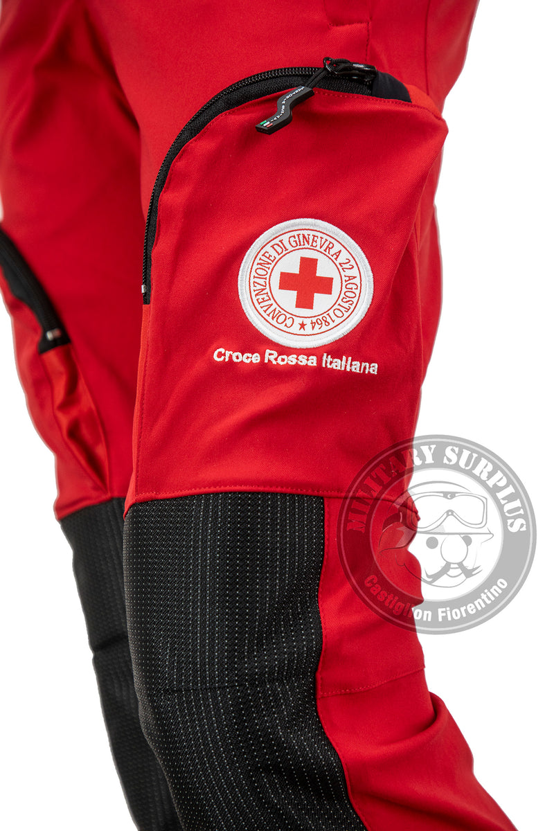 Load image into Gallery viewer, PANTALONI OPERATIVI CROCE ROSSA ITALIANA ELASTICIZZATI AREA 3 
