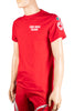 SSG SHORT SLEEVE COTTON T-SHIRT ITALIAN RED CROSS RED WITH PRINTS AND EMBROIDERY