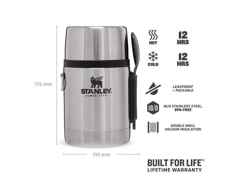 Carica immagine in Galleria Viewer, Stanley ADVENTURE STAINLESS STEEL ALL-IN-ONE FOOD JAR 18oz /530ml 
