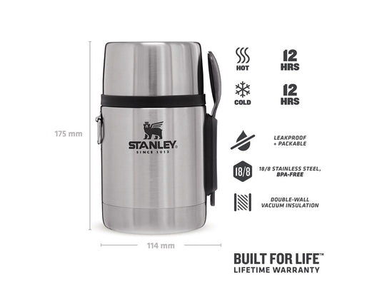 Stanley ADVENTURE STAINLESS STEEL ALL-IN-ONE FOOD JAR 18oz /530ml 