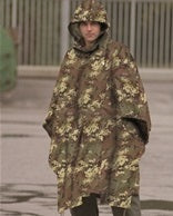 Poncho nylon pe rip-stop Vegetato oliva  780gr 