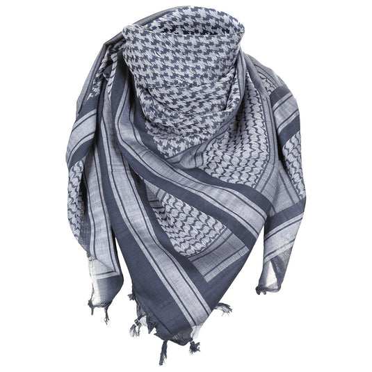kefiah shemag ammorbidita GRIGIO E BIANCO 
