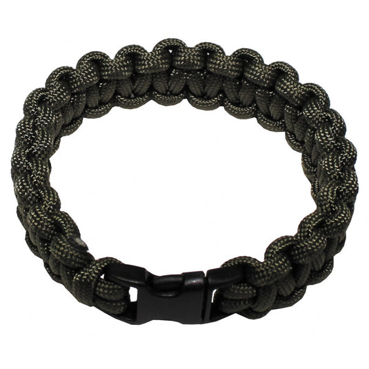 paracord survival bracelet verde 