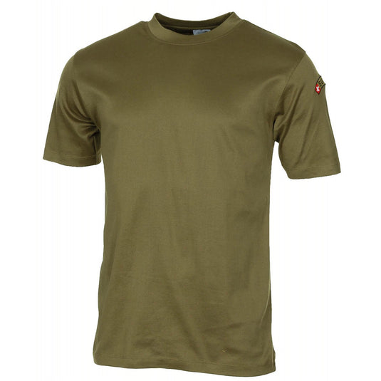T-shirt militare svizzera usata 