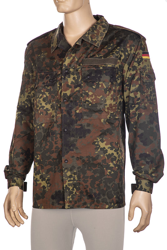 camicia da combattimento esercito tedesco usata camouflage 