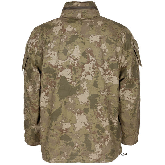 Giacca da combattimento in cotone rip stop foderata in pile usata <BR/>Spec Ops NATO camouflage 