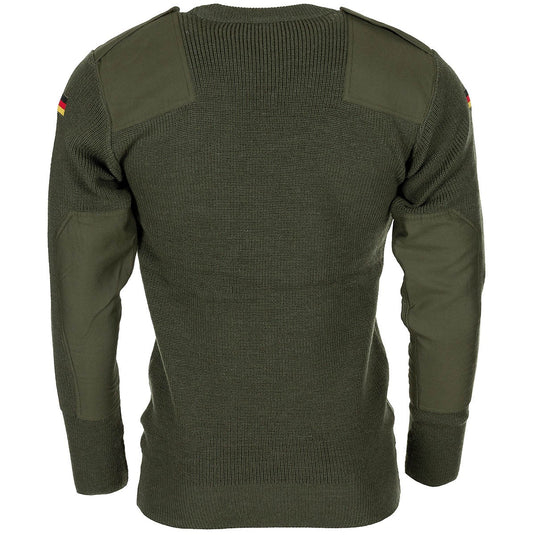 maglione in lana originale esercito tedesco nuovo con taschino 