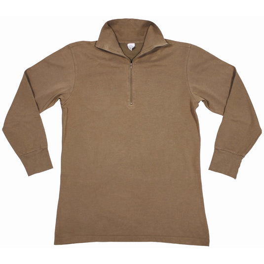 Camicia esercito tedesco a collo alto tropicale, con cerniera, usata 