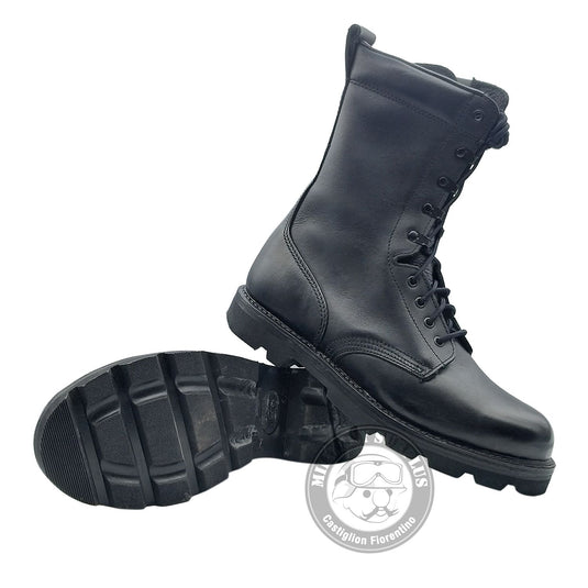 Combat boots NATO in pelle neri 