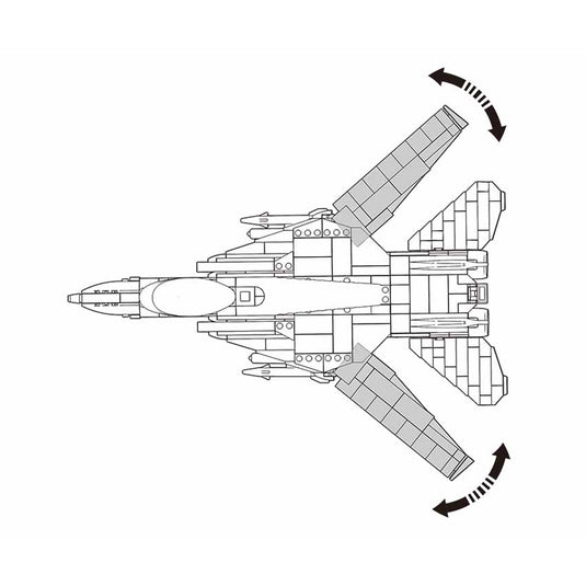 sluban modern jet fighter m38-b0755