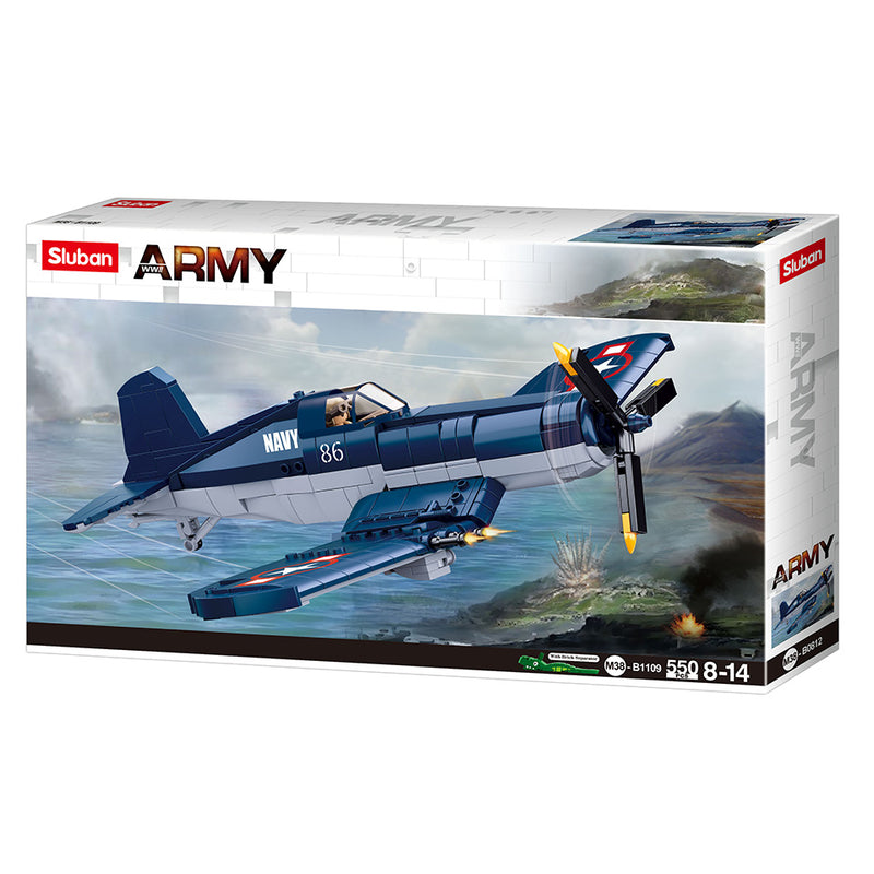 Load image into Gallery viewer, sluban wwii f4u fighter m38-b1109 
