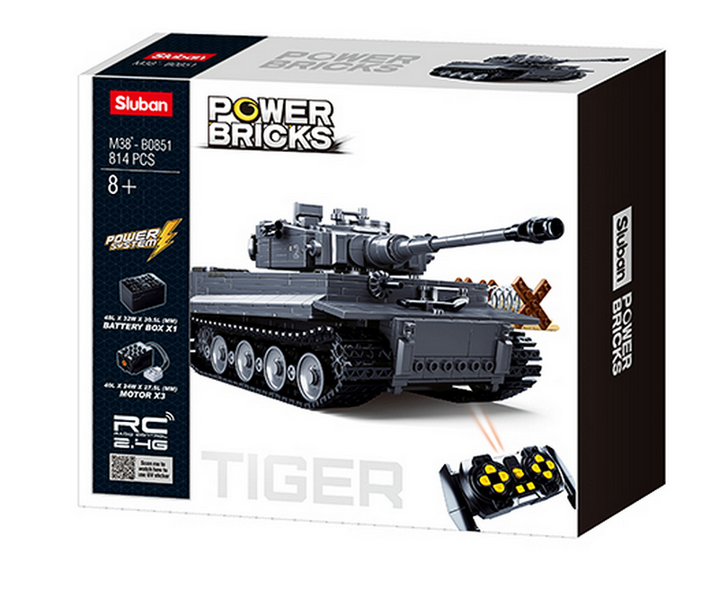 Carica immagine in Galleria Viewer, Sluban Army RC German tiger tank M38-B0851 
