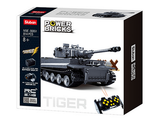 Sluban Army RC German tiger tank M38-B0851 