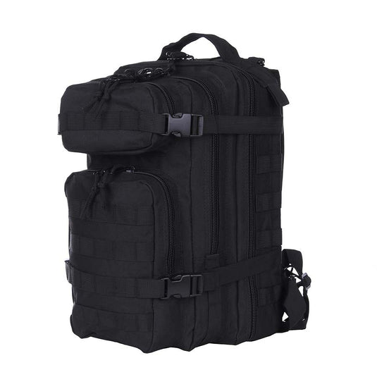 Zaino tattico assault 25 litri sistema molle NERO 
