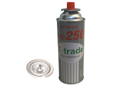 cartuccia gas  per fornello a valigetta con valvola 