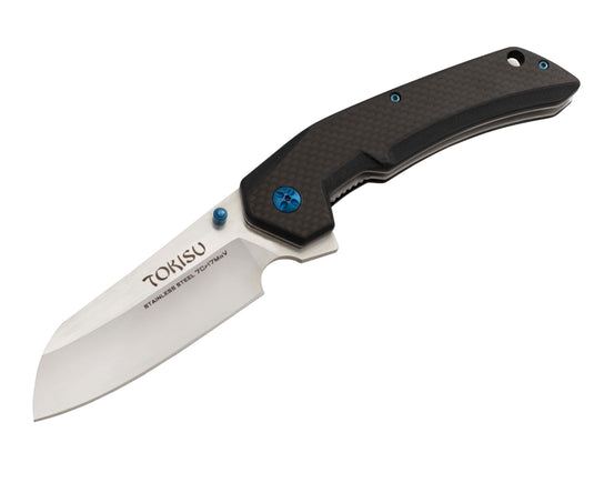 Pieghevole TOKISU  manico g10 lama cm. 10 