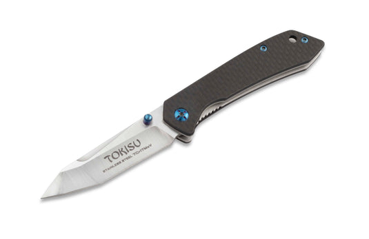 Coltello pieghevole TOKISU manico G-10 lama cm. 6.6 