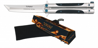 Coltello butterfly lama tanto in acciaio 7cr17mov TOKISU 