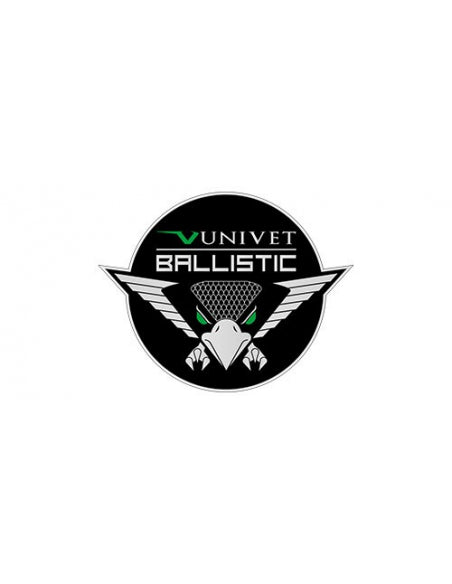 UNIVET BALLISTIC mod.5x1 nero in policarbonato as/af con lente balistica SCURA DA SOLE 