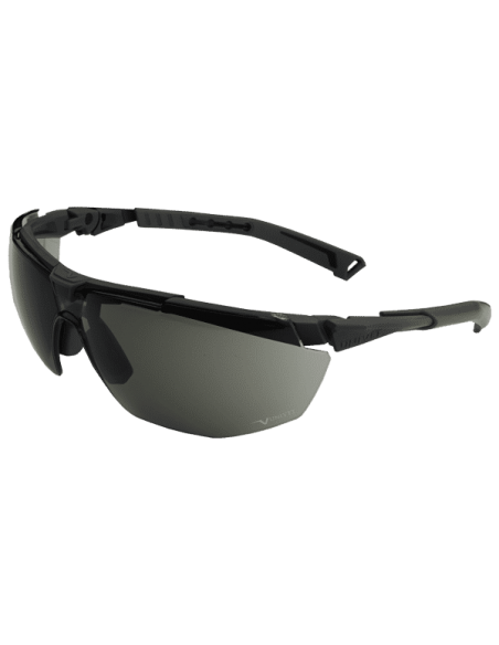 Carica immagine in Galleria Viewer, UNIVET BALLISTIC mod.5x1 nero in policarbonato as/af con lente balistica SCURA DA SOLE 
