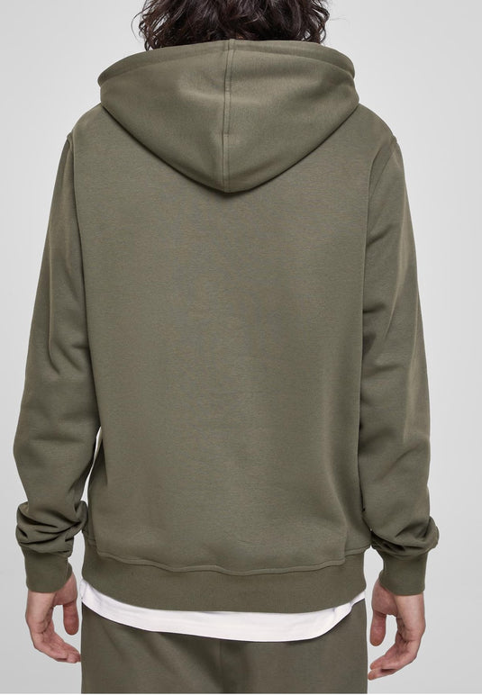 Basic Terry Hoody Verde Oliva 