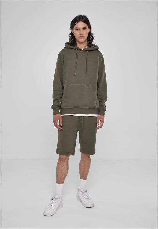 Basic Terry Hoody Verde Oliva 