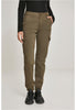 URBAN Pantaloni cargo da donna a vita alta VERDE MILITARE