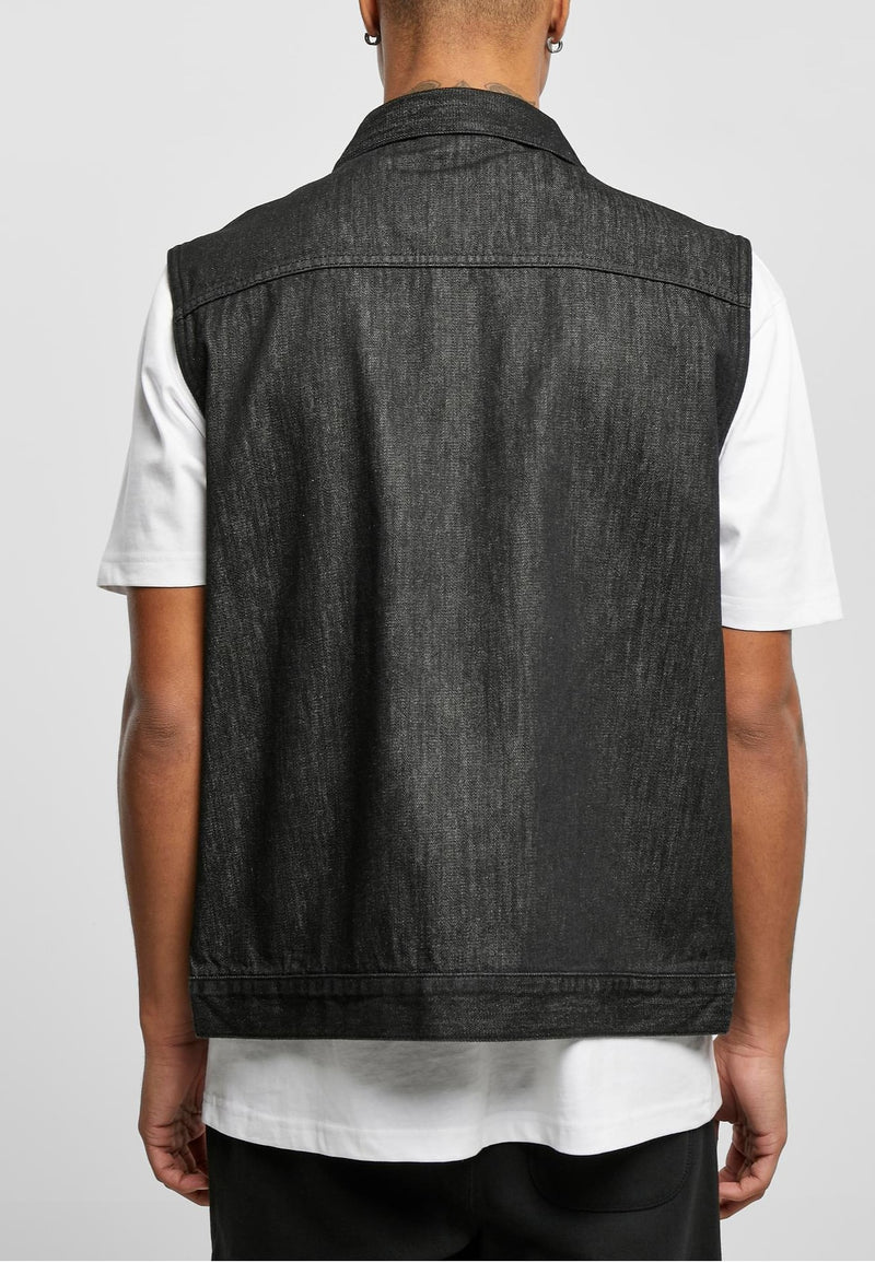 Carica immagine in Galleria Viewer, Denim Vest Black Washed 
