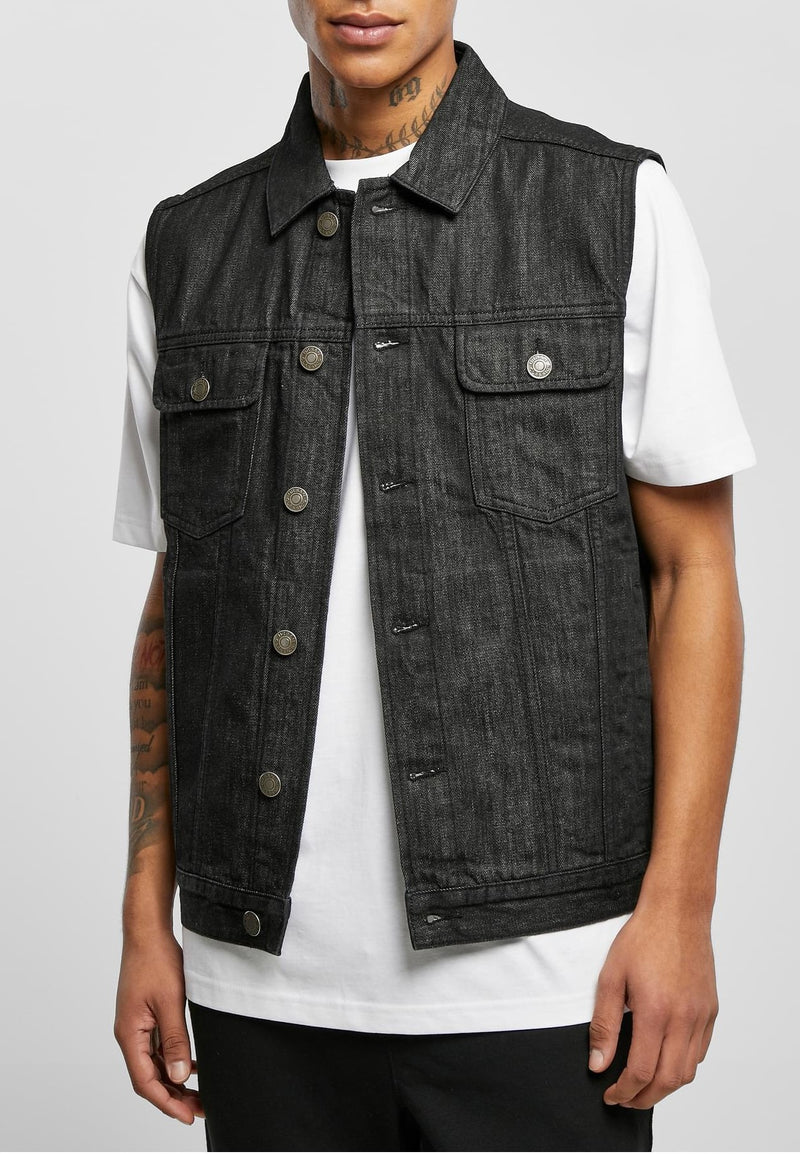 Carica immagine in Galleria Viewer, Denim Vest Black Washed 
