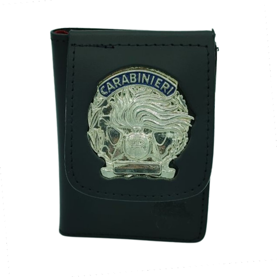 Load image into Gallery viewer, portafoglio portaplacca carabinieri operativi fiamma argento 
