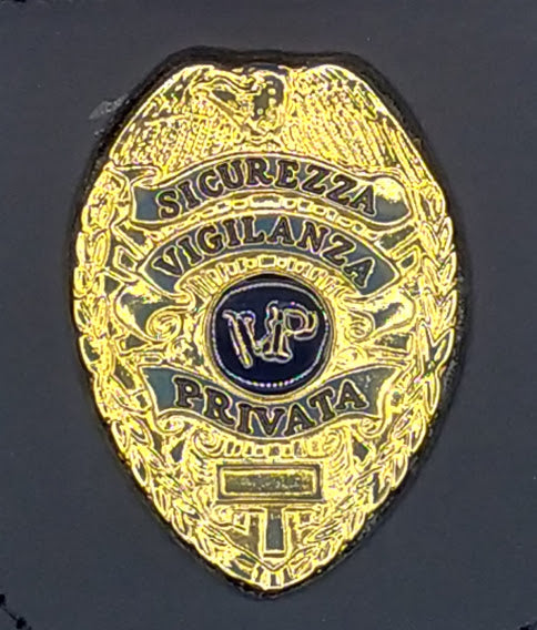 portafoglio portaplacca polizia privata vigilanza scudo americano 