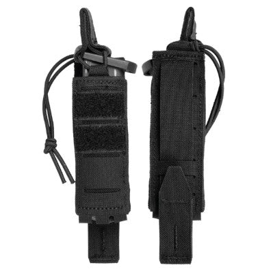 Portacaricatore bifilare in cordura per sistema MOLLE Nero 