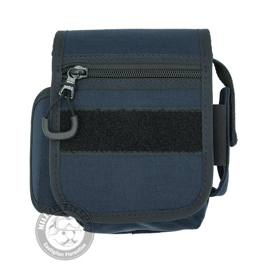 Borsetto multiuso in cordura per cinturone colore blu 