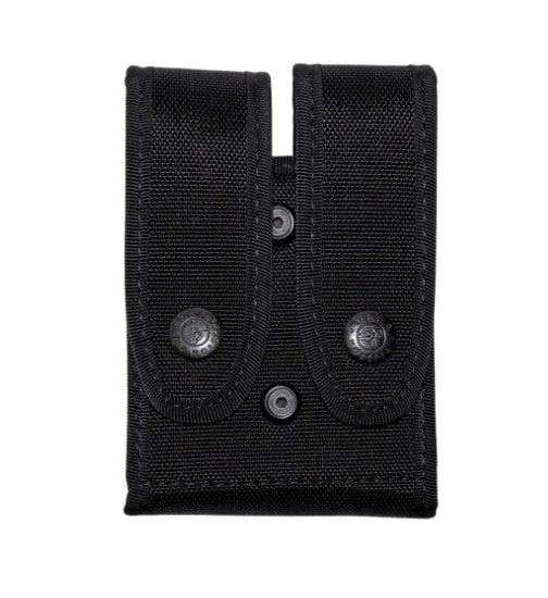 Portacaricatore doppio in cordura orizzontale verticale Nero 