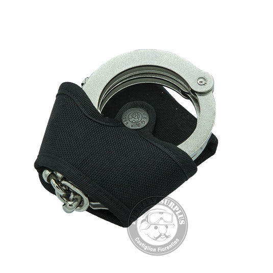 porta manette aperto in cordura NERO 