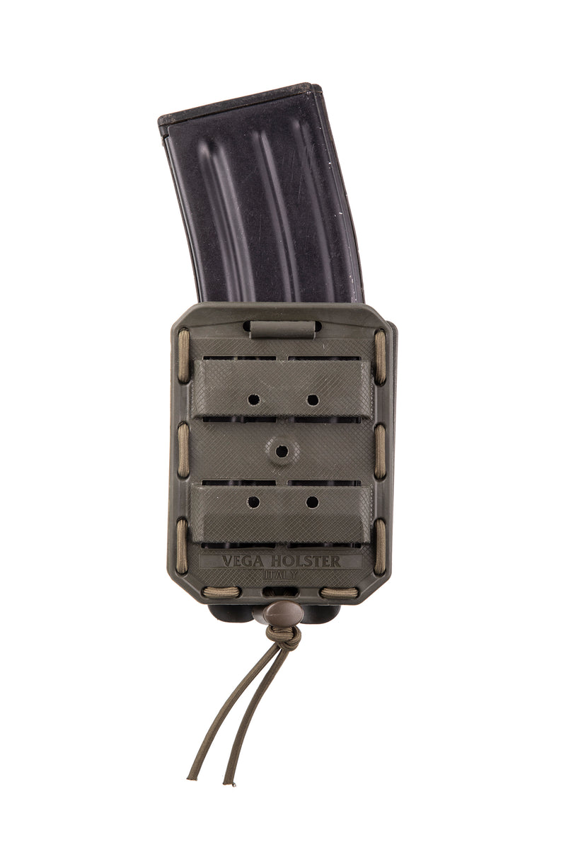 Load image into Gallery viewer, porta caricatore 5.56 linea bungy VERDE MILITARE 
