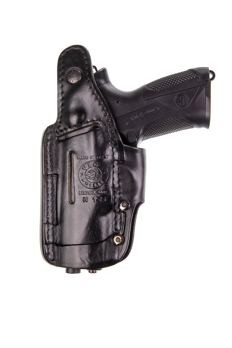 Carica immagine in Galleria Viewer, fondina in cuoio ascellare pluriuso beretta px4 
