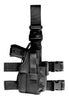 VEGA fondina cosciale tattica in cordura NERO PER LARGE AUTO VEGA HOLSTER